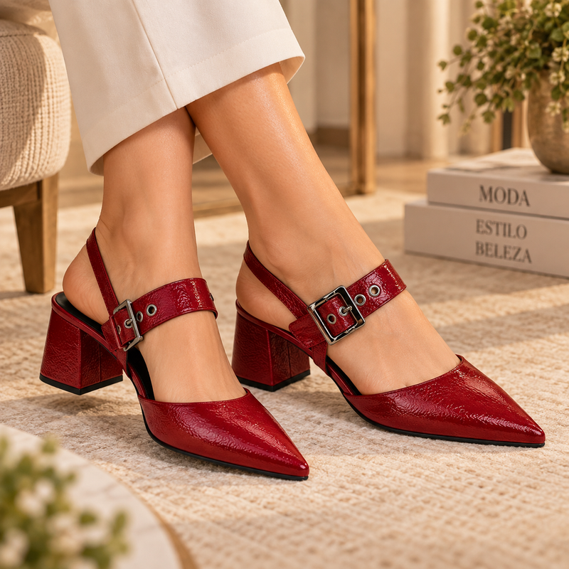 Scarpin Feminino 18400 | 5 Detalhes Elegantes