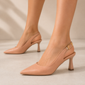 Scarpin Slingback Salto Taça