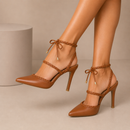 Scarpin com Amarração Trançada
