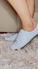 Tenis Feminino Casual Dia Dia Confortavel Jovem Moderno Leve Branco Enfermagem Tamanho Especial