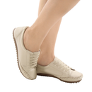 Tenis Feminino Casual Dia Dia Confortavel Jovem Moderno Leve Branco Enfermagem Tamanho Especial