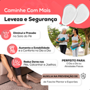 Kit 3 Pares Palmilha em Gel de Silicone Salto Sapato Antiderrapante Conforto Anti Impacto Esporão