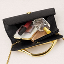 Bolsa Clutch Luxo Feminina Dourada Para Madrinha e Noiva