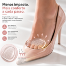 Kit 3 Pares Palmilha em Gel de Silicone Salto Sapato Antiderrapante Conforto Anti Impacto Esporão