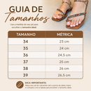 Sandália Rasteira Feminina Papete Confortável Strass Colorido Promoção Envio Imediato
