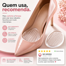 Kit 3 Pares Palmilha em Gel de Silicone Salto Sapato Antiderrapante Conforto Anti Impacto Esporão