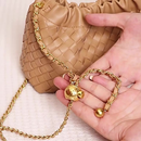 Bolsa feminino de Corrente de Metal, Bolsa de ombro Feita à Mão, bolsa transversal feminino